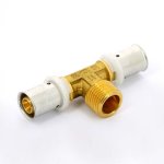 Тройник пресс Uni-Fitt 16x1/2"x16 НР 708G6260