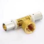 Тройник пресс Uni-Fitt 16x1/2"x16 ВР 707G6260