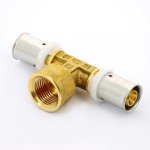 Тройник пресс Uni-Fitt 16x1/2"x16 ВР 707G6260