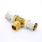 Тройник пресс Uni-Fitt 20x1/2"x20 НР 708G7270