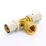 Тройник пресс Uni-Fitt 20x1/2"x20 ВР 707G7270