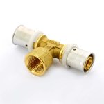 Тройник пресс Uni-Fitt 20x1/2"x20 ВР 707G7270