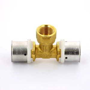 Тройник пресс Uni-Fitt 26x1/2"x26 ВР 707G8280