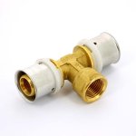 Тройник пресс Uni-Fitt 26x1/2"x26 ВР 707G8280