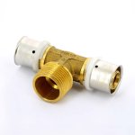 Тройник пресс Uni-Fitt 26x1"x26 НР 708G8480