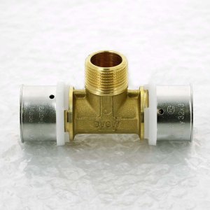 Тройник пресс Uni-Fitt 32x3/4"x32 НР 708G9390
