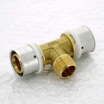 Тройник пресс Uni-Fitt 32x3/4"x32 НР 708G9390