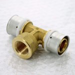 Тройник пресс Uni-Fitt 32x3/4"x32 ВР 707G9390