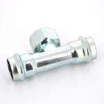Тройник пресс Viega Prestabo 22х3/4" ВР оцинкованная сталь SC Contur 641962