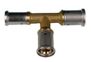 Тройник редукционный пресс Henco 32 - 20 - 26 мм 11P-322026
