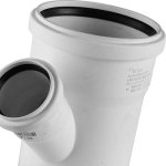Тройник Rehau Raupiano Plus 110-50-45 (11213041001) 121304
