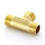 Тройник резьбовой латунный Uni-Fitt 1/2" НН 616G2220
