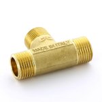 Тройник резьбовой латунный Uni-Fitt 1/2" НН 616G2220