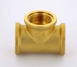 Тройник резьбовой латунный Uni-Fitt 3/4" ВР 615G3330