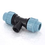 Тройник Unidelta для труб ПНД 25x1/2" ВР 1007025002