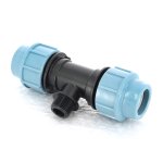 Тройник Unidelta для труб ПНД 32x3/4" НР 1010032003