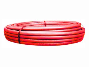 Труба металлопластиковая A.P.E в теплоизоляции 16 мм (100 м) красный
