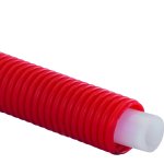 Труба полиэтиленовая Uponor Radi Pipe PN6 16x2,0 25/20 бухта 50 м в красном кожухе 1008388