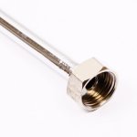 Трубка Uni-Fitt хромированная 10х1 с накидной гайкой 1/2" 50 см 592C1205