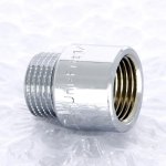 Удлинитель Uni-Fitt 1/2" ВН 20 мм хромированный 657C2020