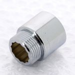 Удлинитель Uni-Fitt 3/4" ВН 25 мм хромированный 657C3025