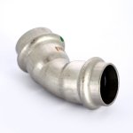 Угол 45* 22 VIEGA Sanpress Inox SC-Contur 435790