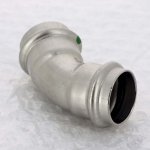 Угол 45* 28 VIEGA Sanpress Inox SC-Contur 435806