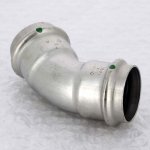 Угол 45* 42 VIEGA Sanpress Inox SC-Contur 435363