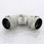 Угол 90* 28 VIEGA Sanpress Inox SC-Contur 435660