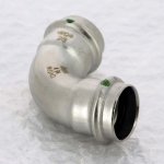 Угол 90* 28 VIEGA Sanpress Inox SC-Contur 435660