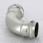 Угол 90* 42 VIEGA Sanpress Inox SC-Contur 435684