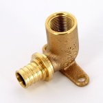 Угольник настенный с длинным патрубком Rehau Rautitan 20-Rp 1/2 RX +  (13661061008) 14563631001