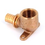 Угольник настенный с коротким патрубком Rehau Rautitan 20-Rp 3/4 RX + (14563601001) 14563601001