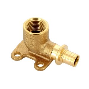 Угольник настенный с квадратной крепежной пластиной Rehau Rautitan 16-Rp1/2 RX + (14563671001) 14563671001