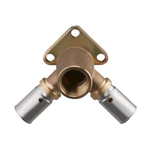 Угол переходной Oventrop Cofit P 20 - 20 - 1/2" ВР с креплением 1517143