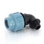 Угол переходной Unidelta для труб ПНД 25x1/2" НР 1008025002