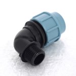 Угол переходной Unidelta для труб ПНД 32x1" НР 1008032004