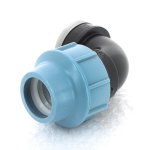 Угол переходной Unidelta для труб ПНД 40x1"1/4 ВР 1009040005