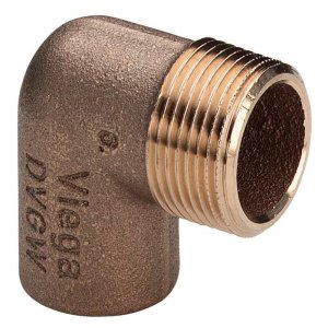 Угол под пайку (90*) 18x3/4" НР Viega