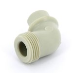 Угол полипропиленовый FV Plast 20х3/4" НР с пластиковой резьбой AA207020034
