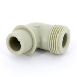 Угол полипропиленовый FV Plast 20х3/4" НР с пластиковой резьбой AA207020034