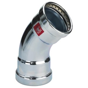 Угол пресс 45* Viega Prestabo 108 оцинкованная сталь SC Contur 597634