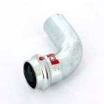 Угол пресс однораструбный 90* Viega Prestabo 22  оцинкованная сталь SC Contur 558215