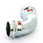 Угол пресс 90* Viega Prestabo 28 оцинкованная сталь SC Contur 558154