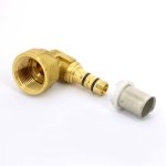 Угол пресс Uni-Fitt 16x3/4" ВР 704G6300