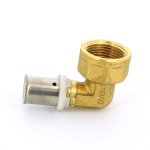 Угол пресс Uni-Fitt 16x3/4" ВР 704G6300