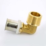 Угол пресс Uni-Fitt 20x3/4" НР 705G7300