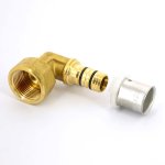Угол пресс Uni-Fitt 20x3/4" ВР 704G7300