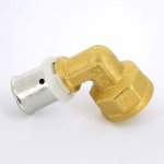 Угол пресс Uni-Fitt 20x3/4" ВР 704G7300