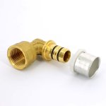 Угол пресс Uni-Fitt 26x3/4" ВР 704G8300